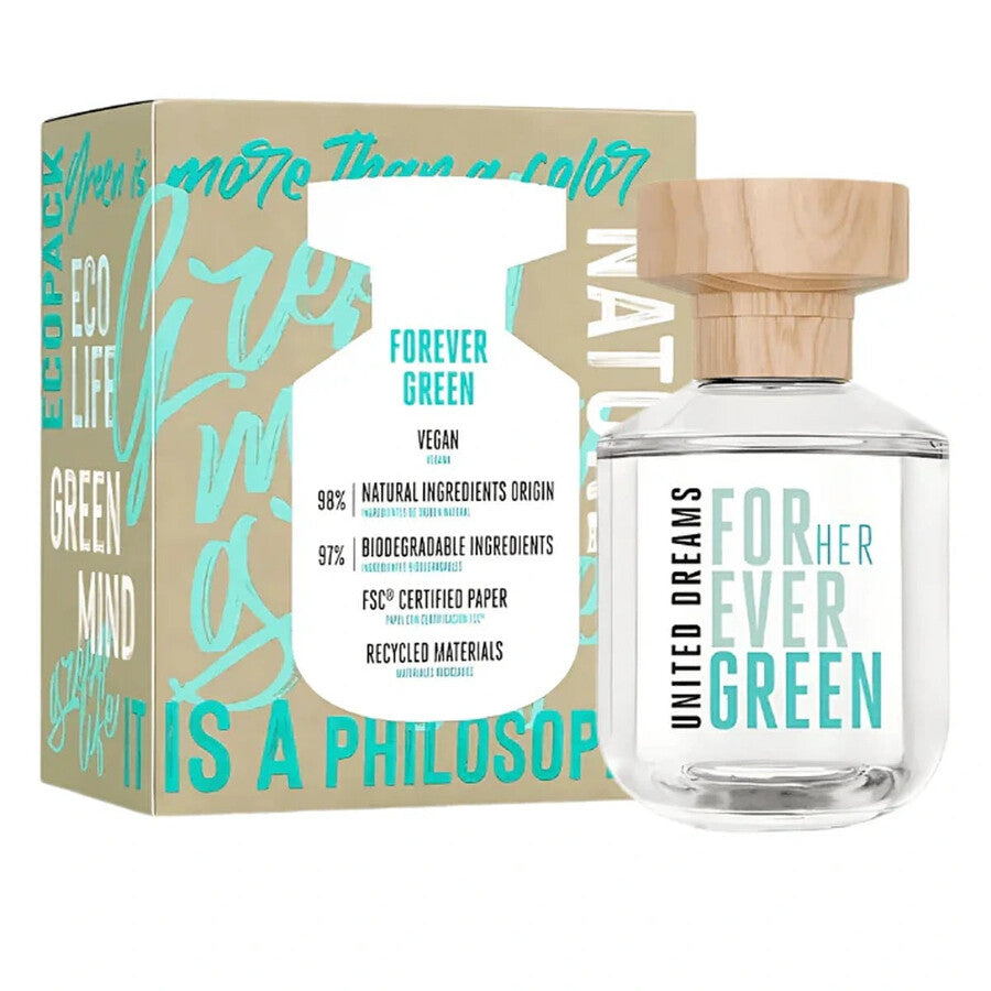 Benetton United Dreams Forever Green (L) 2.7 oz edt spray
