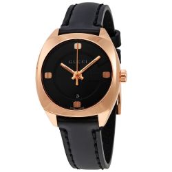 Gucci YA142509 Women's GG2570 Black Quartz Watch