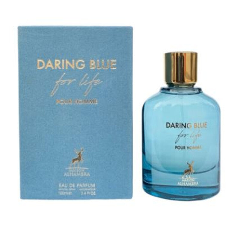 Maison Alhambra Men's Daring Blue For Life EDP Spray 3.4 oz Fragrances