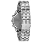 Bulova Mens Classic Chronograph Quartz Silver Stainless Steel Watch 40 MM 96D136