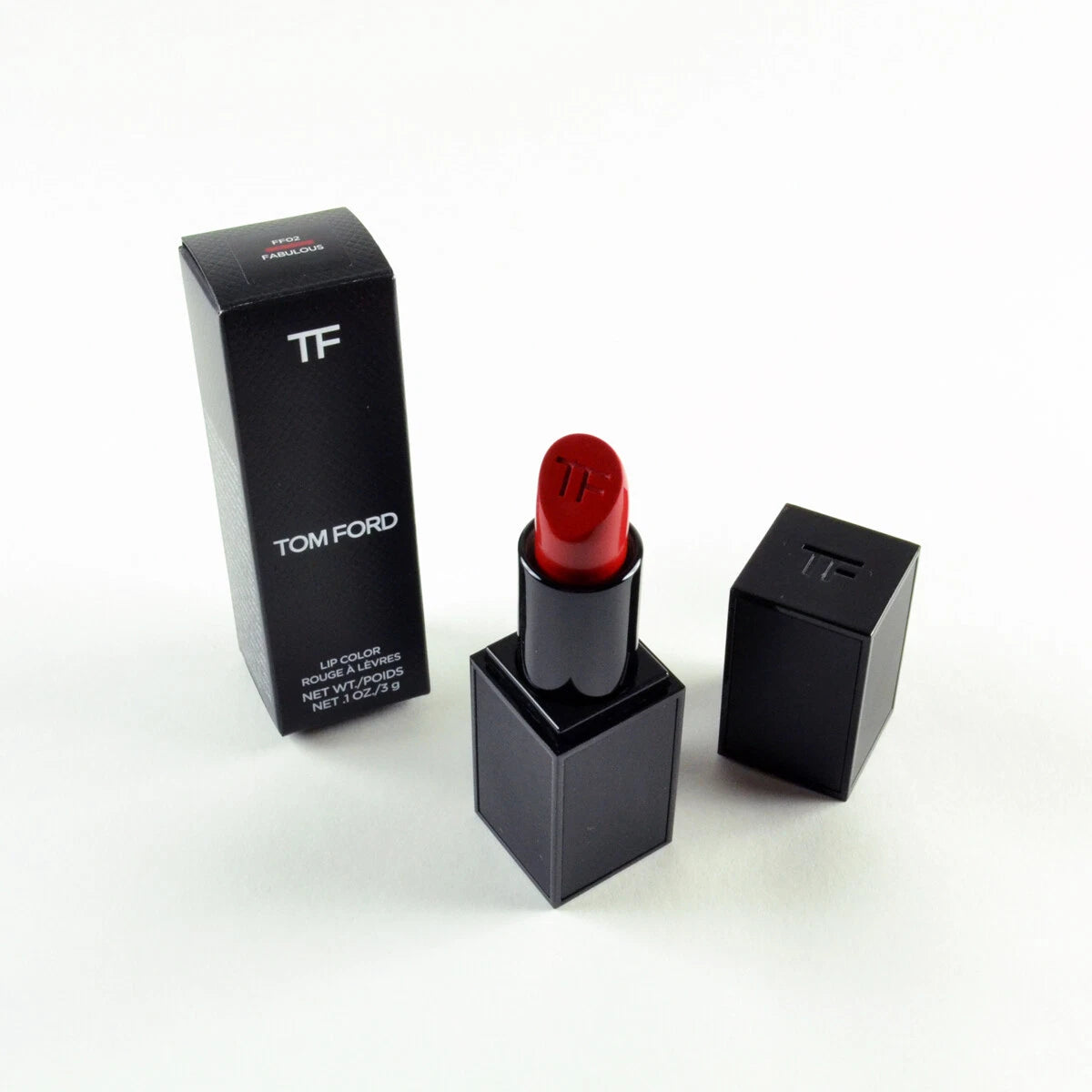 Tom Ford Lip Color Lipstick FABULOUS FF02 - Full Size 0.1 Oz. / 3 g