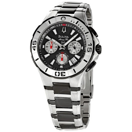 Bulova Men's Marine Star Quartz  Watch 100M 98B013