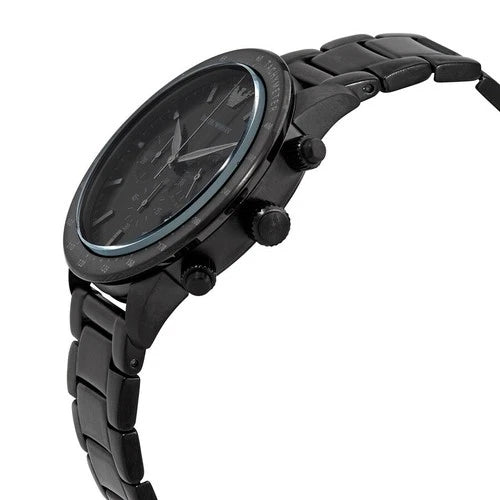 Emporio Armani AR11242 Men's Chronograph Black Stainless Steel Watch 43mm