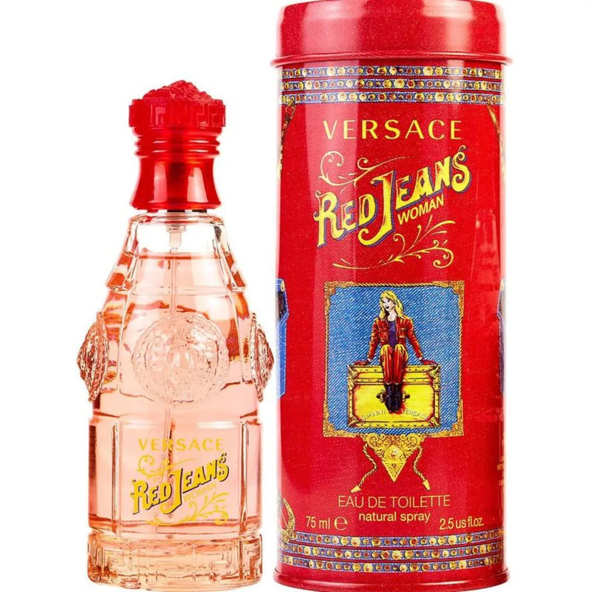 Versace Red Jeans (L) 2.5 oz edt spray