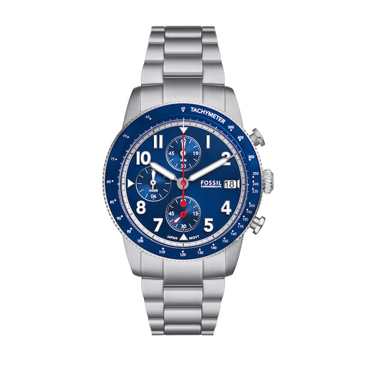 Fossil Mens Sport Tourer Quartz Chronograph Watch FS6047