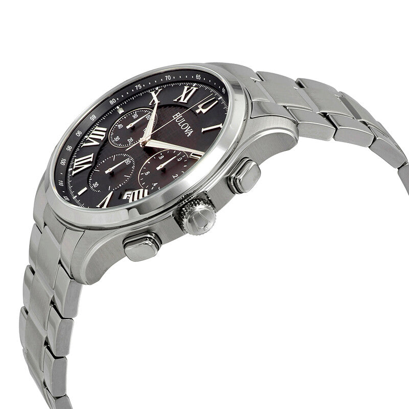 Bulova Men's Classic Wilton Stainless Steel Chronograph Watch 96B288