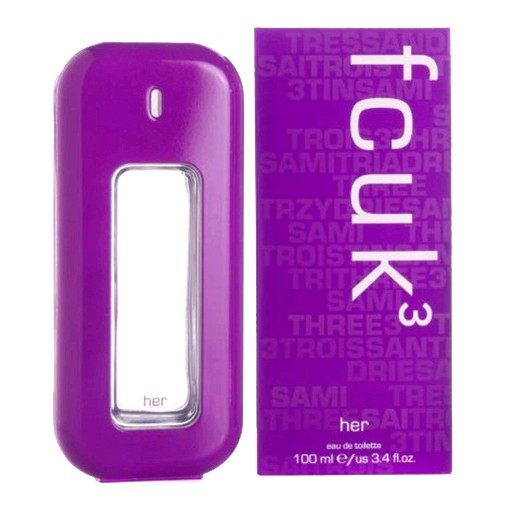 FCUK 3 (L) 3.4 oz edt spray