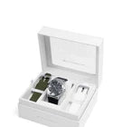 TechnoMarine Unisex TM-124017 Cruise Original 45mm Silver Black Dial w 3 Straps