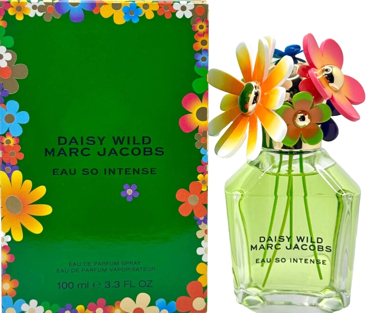 MARC JACOBS DAISY WILD EAU SO INTENSE EAU DE PARFUM SPRAY WOMEN 3.3 Oz / 100 ml