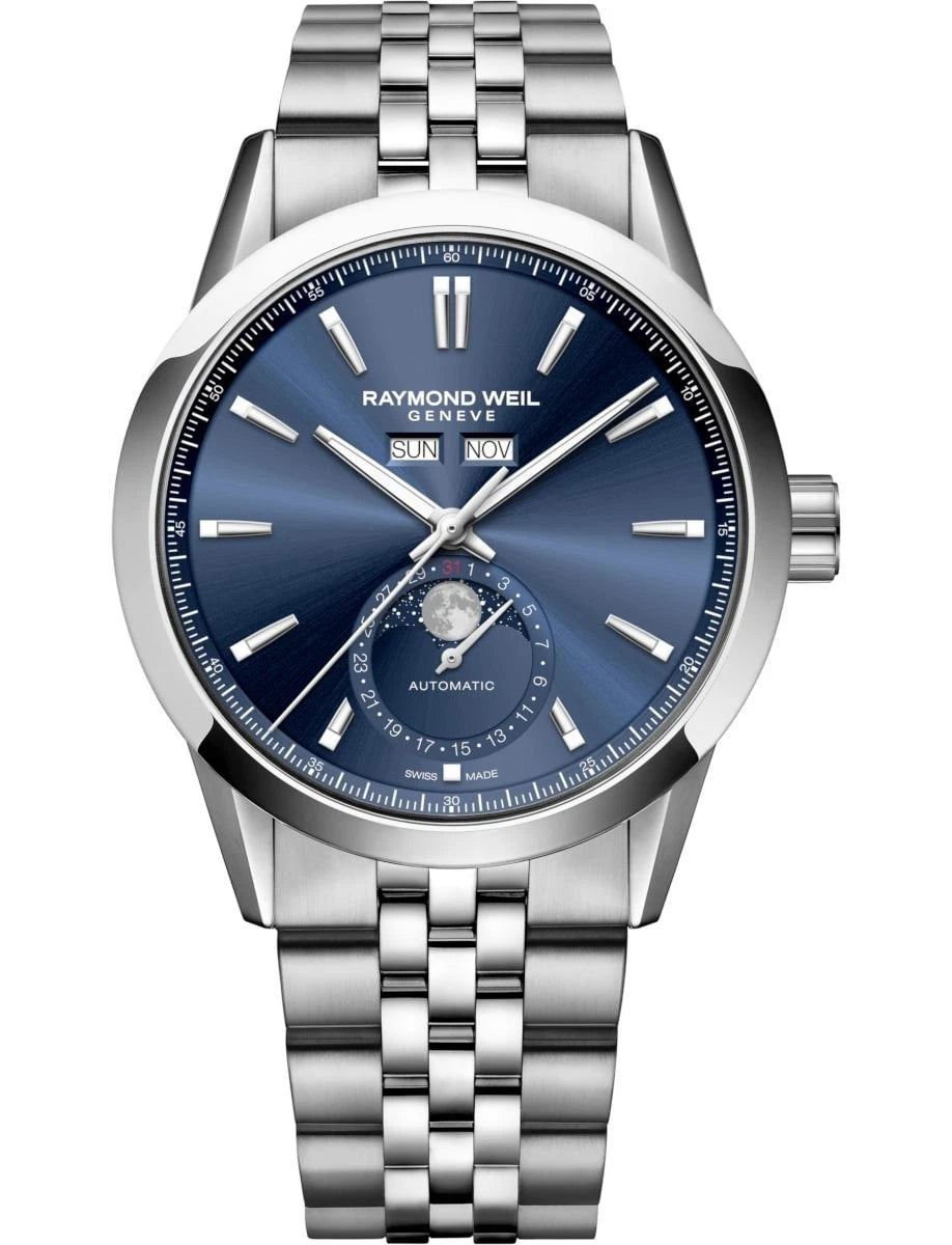 Raymond Weil Freelancer Complete Calendar 40mm Mens Watch 2766-ST-50001