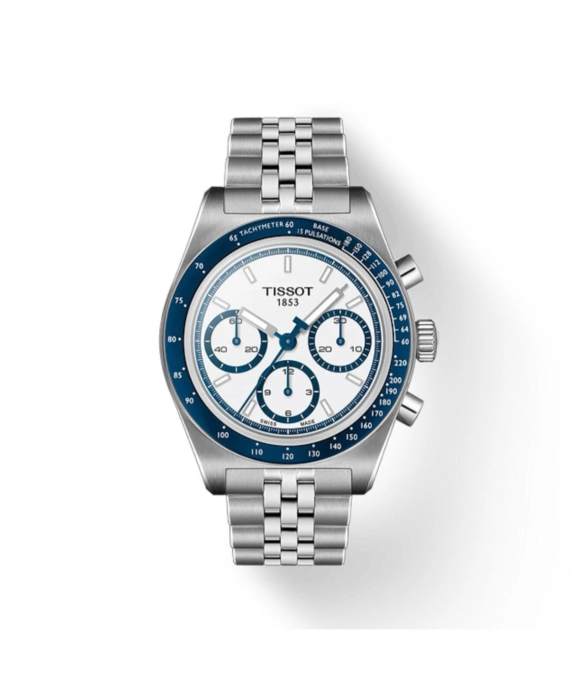 Tissot PR516 Automatic Chronograph 41mm Blue-White Men's Watch T1494621101100