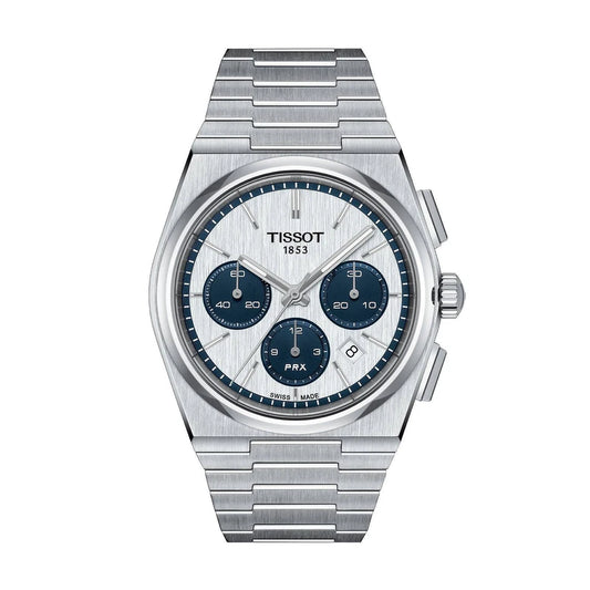 Tissot PRX Chronograph Automatic White Dial Men's Watch T1374271101101