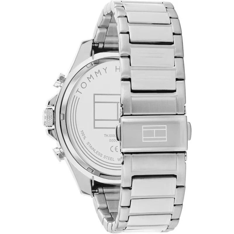 Tommy Hilfiger 1792080 Men's Stainless Steel Blue Dial Watch 46mm